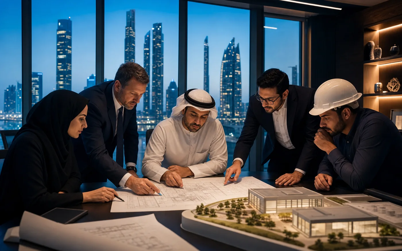 Commercial and engineering partners coordinating a strategic project